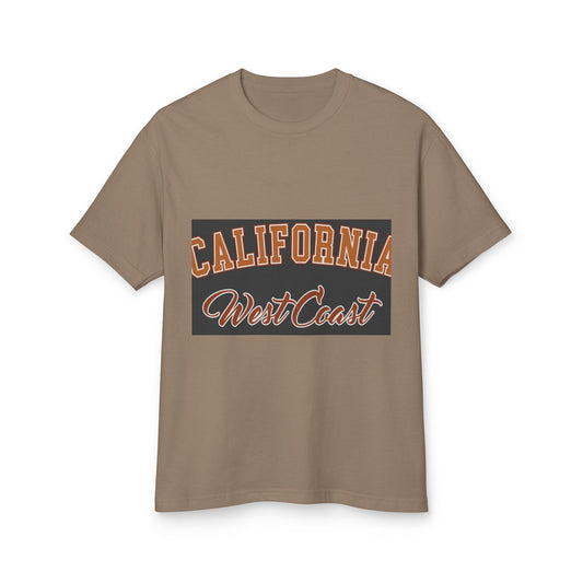 California West Coast Unisex Tee, Casual T-Shirt, Summer Apparel, Gift for Beach Lovers, Vintage Style Shirt, Earthy Fashion