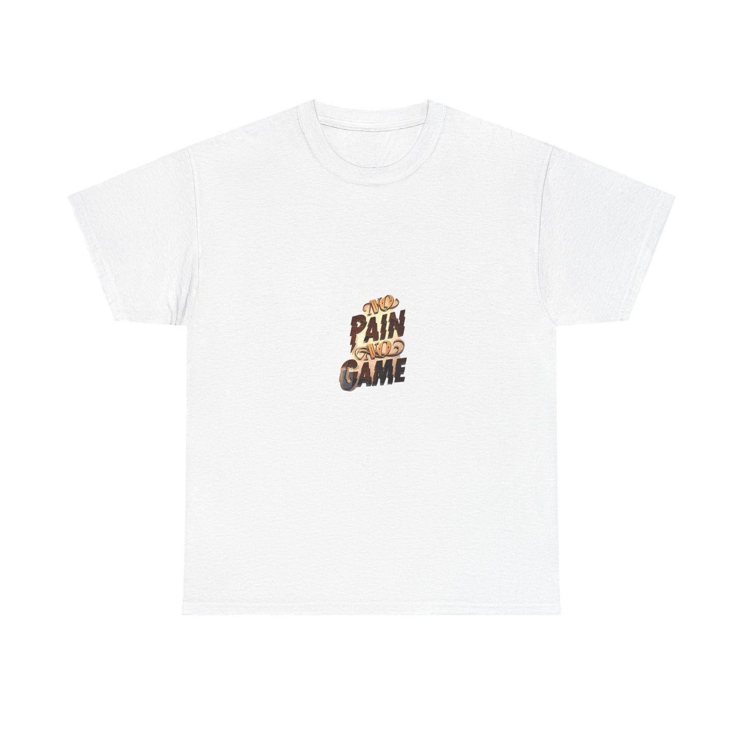 Game On Pain Unisex Heavy Cotton Tee - Motivational Shirt for Gaming, Casual Wear, Gifts, Sports Events, or Fitness