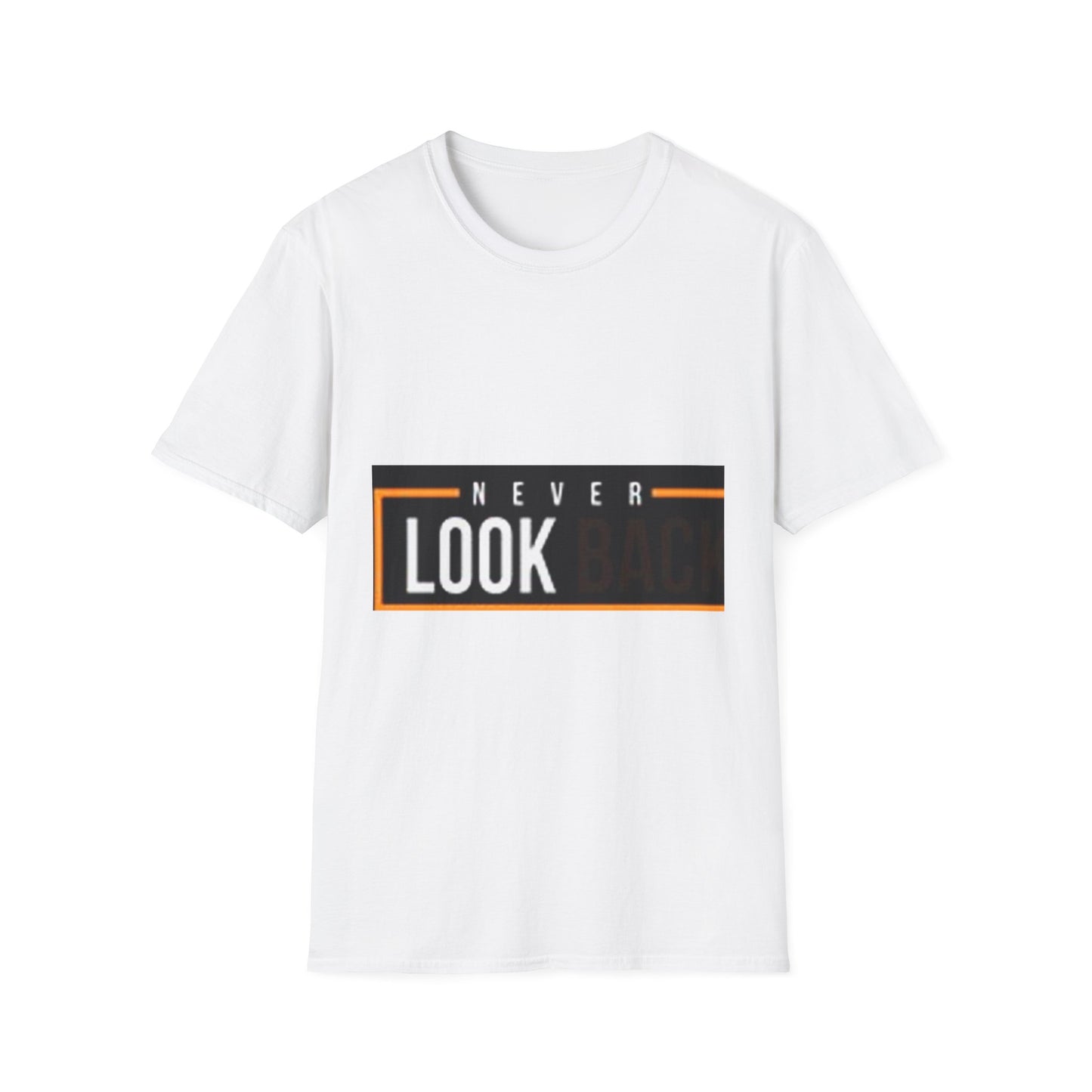 Inspirational Unisex Softstyle T-Shirt - Never Look Back, Motivational Tee, Casual Wear, Gift for Friends, Age-Defying Design, [...]
