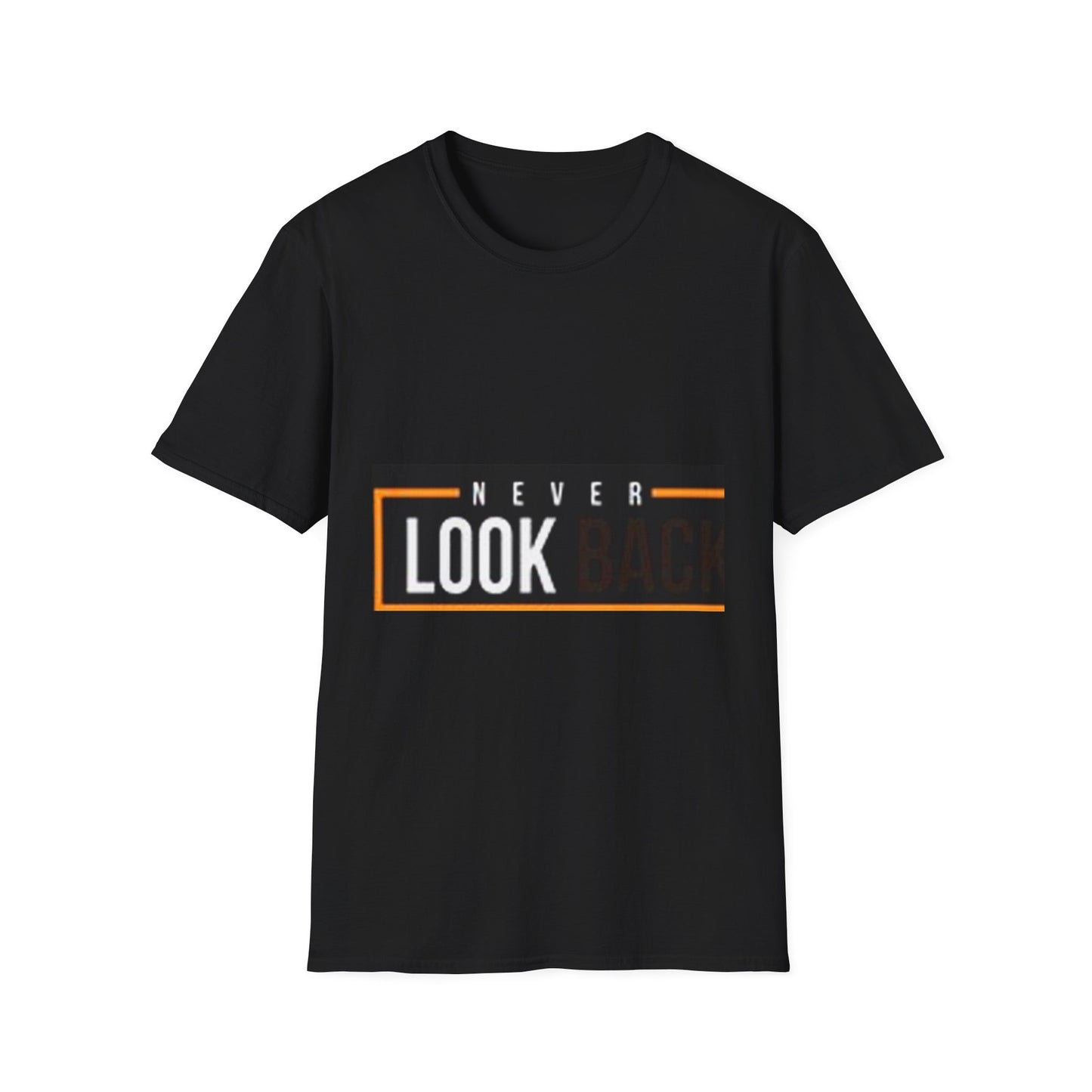 Inspirational Unisex Softstyle T-Shirt - Never Look Back, Motivational Tee, Casual Wear, Gift for Friends, Age-Defying Design, [...]
