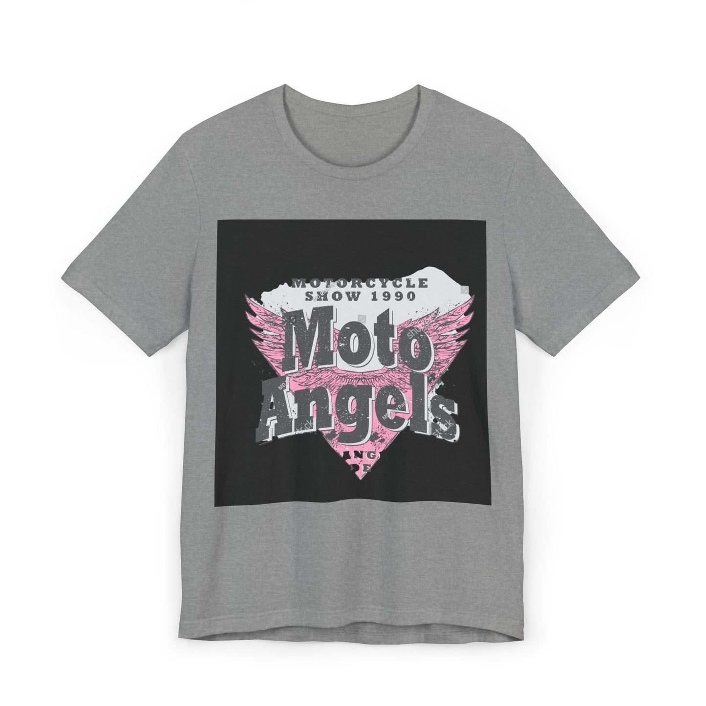 Vintage Moto Angels T-Shirt, Biker Apparel, Unisex Tee, Motorcycle Show 1990, Casual Wear, Gift for Riders, Nostalgic Fashion