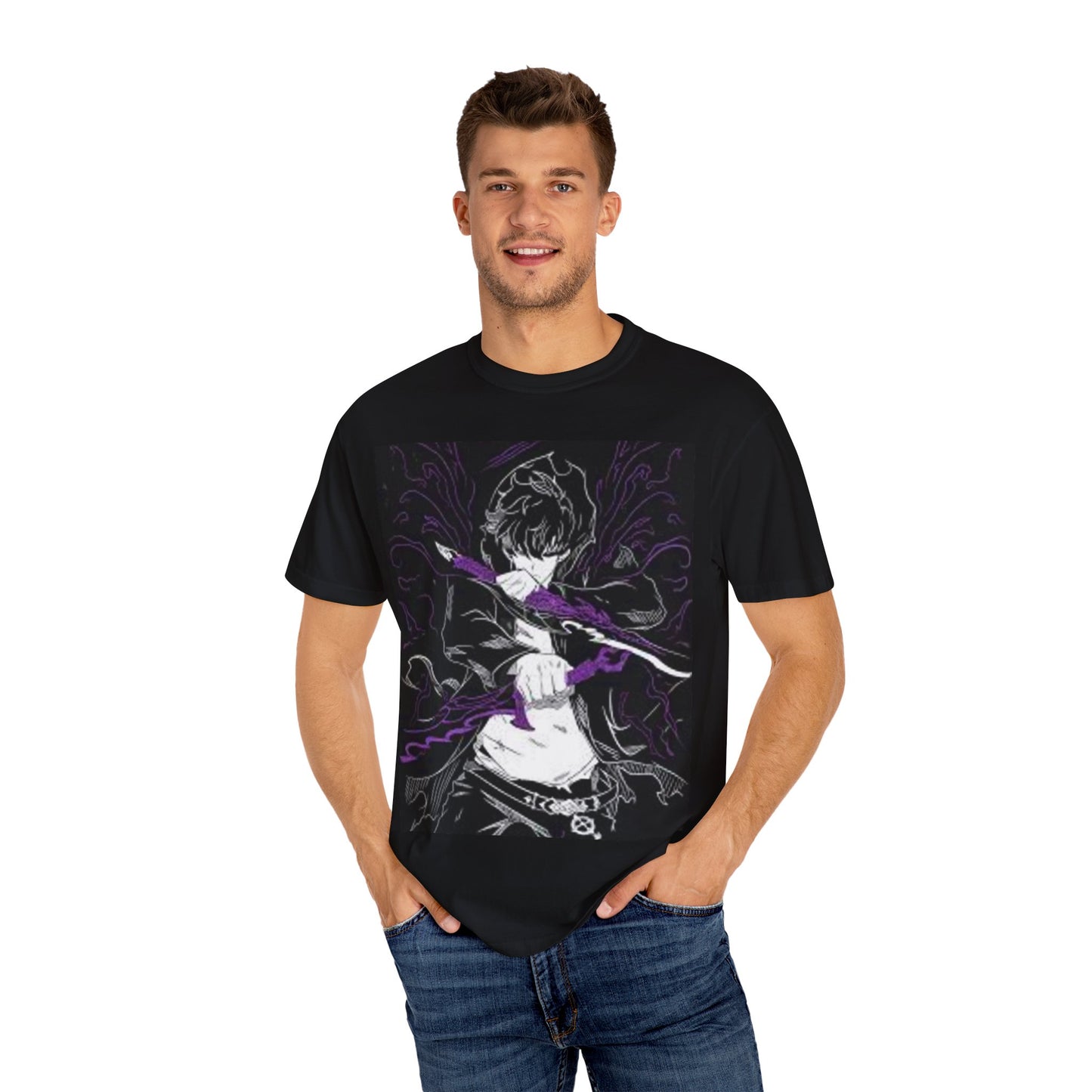 Anime-Inspired Unisex T-Shirt, Casual Graphic Tee for Fans, Perfect Gift for Birthdays, Cosplay, and Everyday Wear, Unique Design