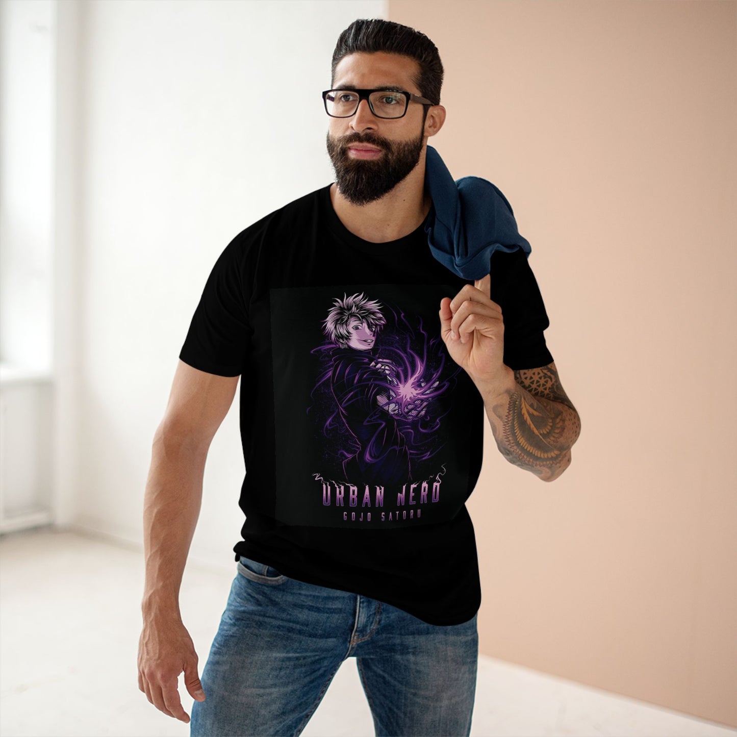 Urban Hero Graphic Tee, Unisex Adult T-Shirt, Streetwear Outfit, Casual Daily Wear, Gift for Fans, Anime Style Apparel