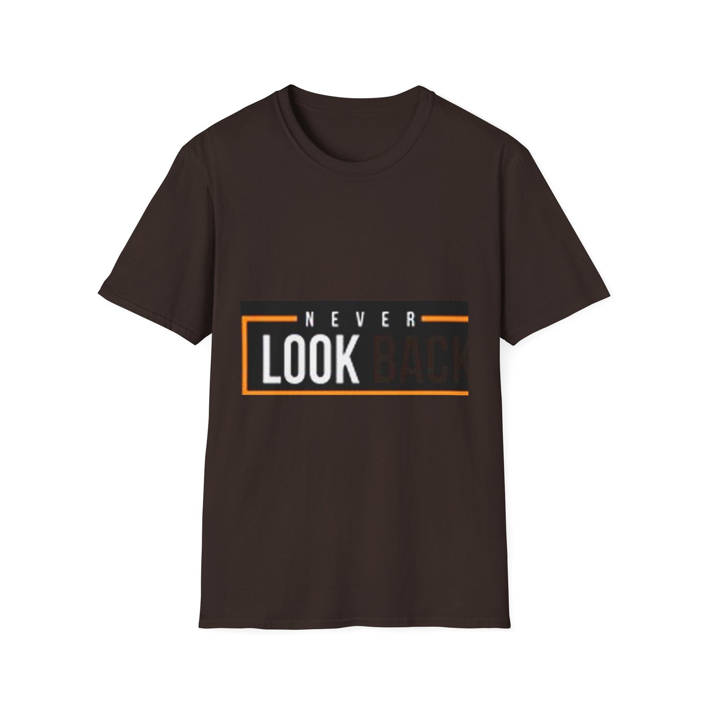 Inspirational Unisex Softstyle T-Shirt - Never Look Back, Motivational Tee, Casual Wear, Gift for Friends, Age-Defying Design, [...]