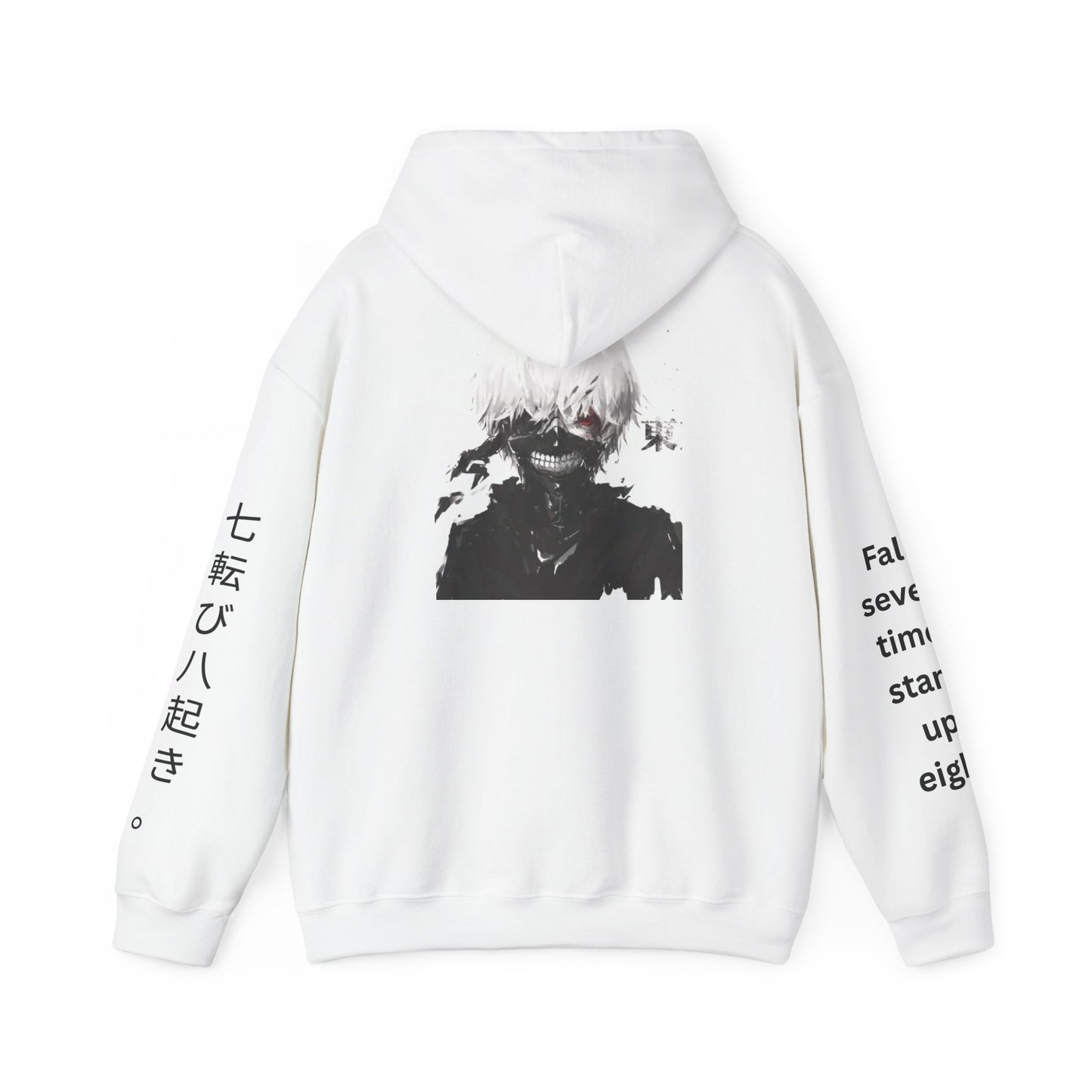 Artistic Unisex Hooded Sweatshirt, Graphic Hoodie, Casual Streetwear, Gift for Him, Cool Anime Sweater, Fall Fashion Essentials