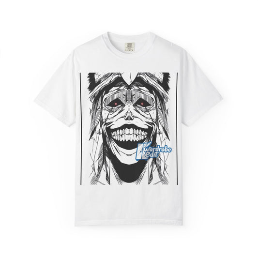 Chilling Spirit Graphic T-shirt, Unisex Anime Tee, Casual Streetwear, Unique Gift for Cosplay, Halloween Theme, Trendy Outfit