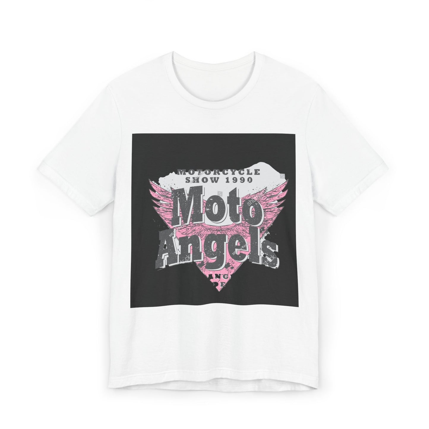 Vintage Moto Angels T-Shirt, Biker Apparel, Unisex Tee, Motorcycle Show 1990, Casual Wear, Gift for Riders, Nostalgic Fashion
