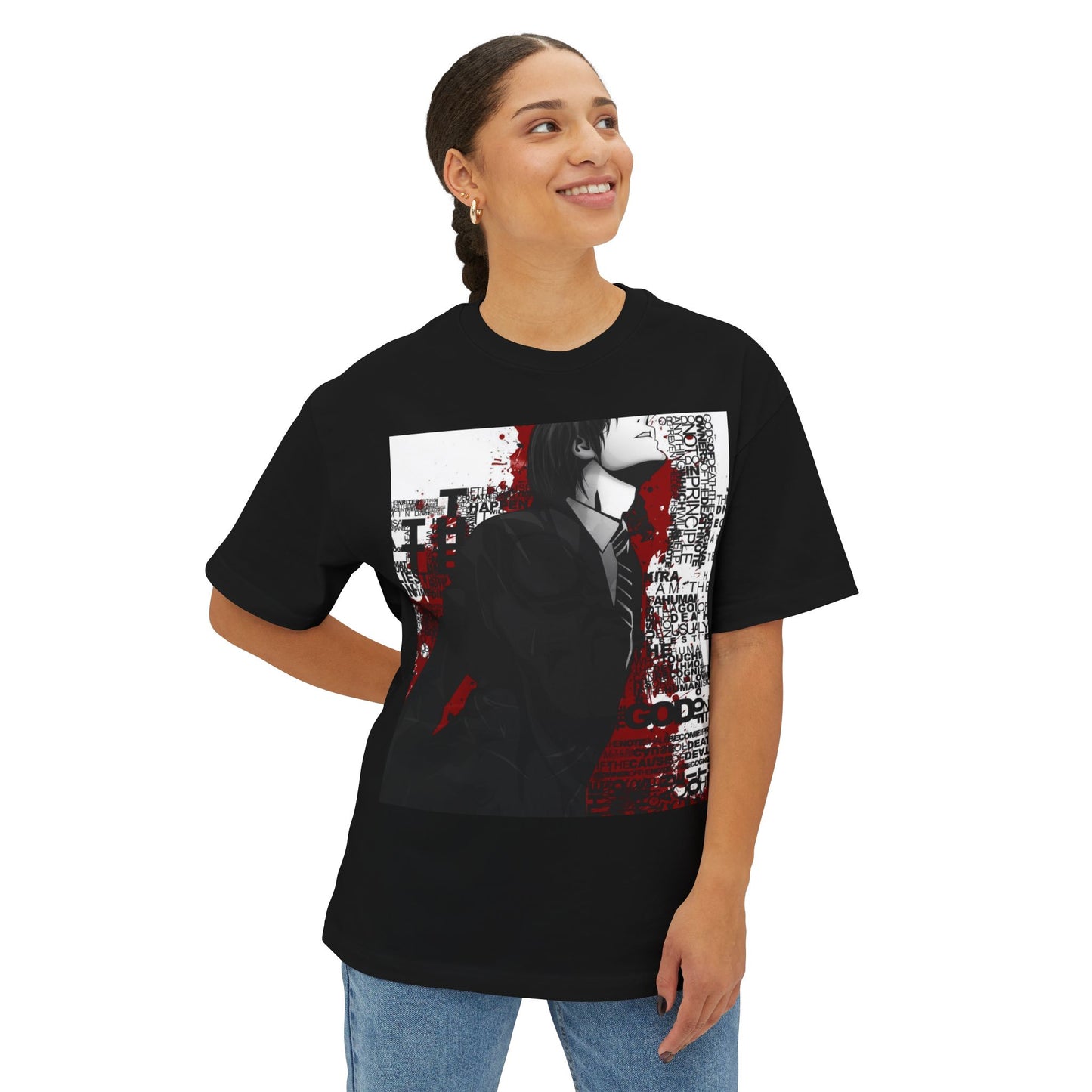 Chic Oversized Tee, Urban Art T-Shirt, Street Style Tee, Men's Women's Fashion Top, Graphic Boxy Shirt, Casual Everyday Wear