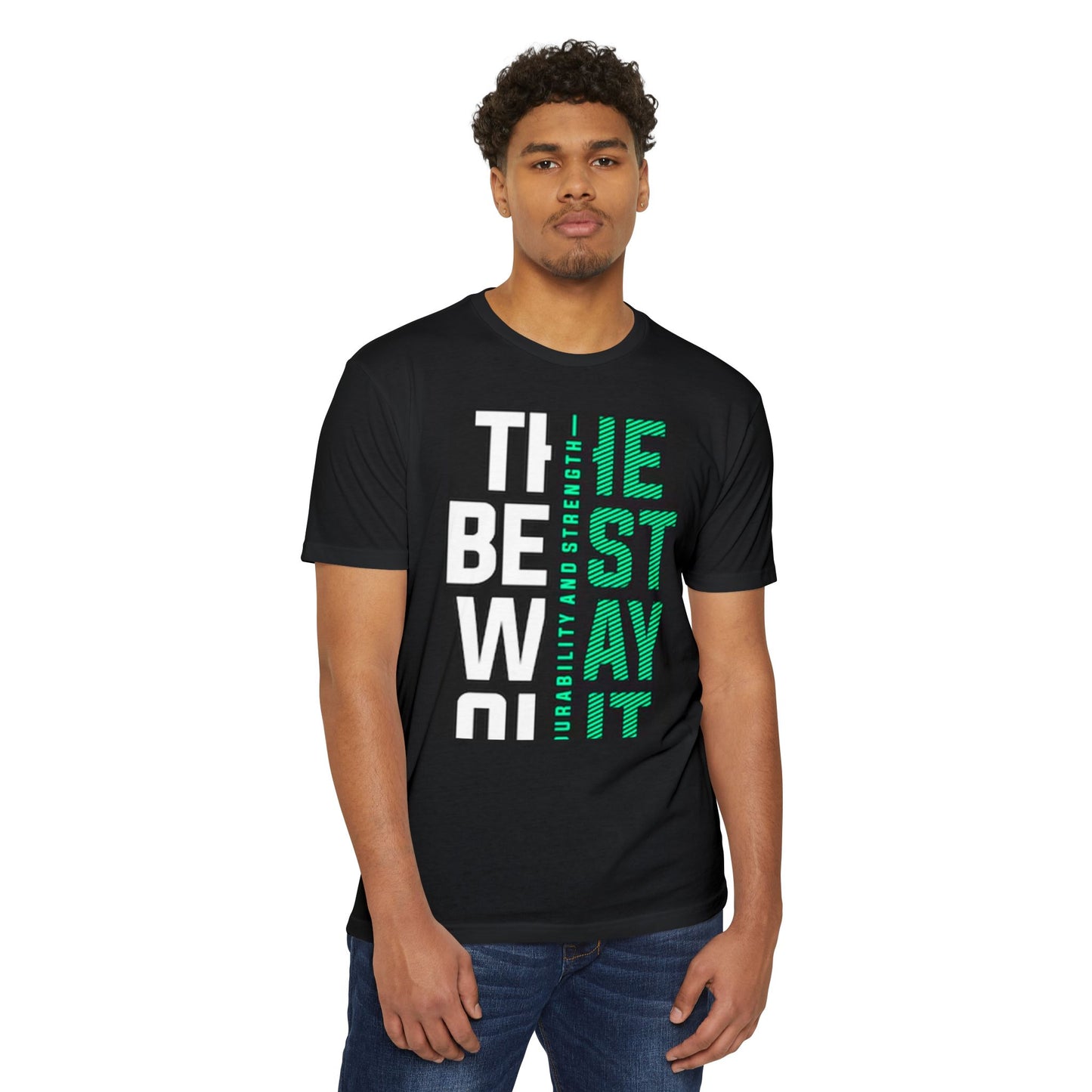 Durable Unisex CVC Jersey T-shirt - Stay Strong, Casual Wear, Motivational Tee, Gift for Him or Her, Everyday Comfort