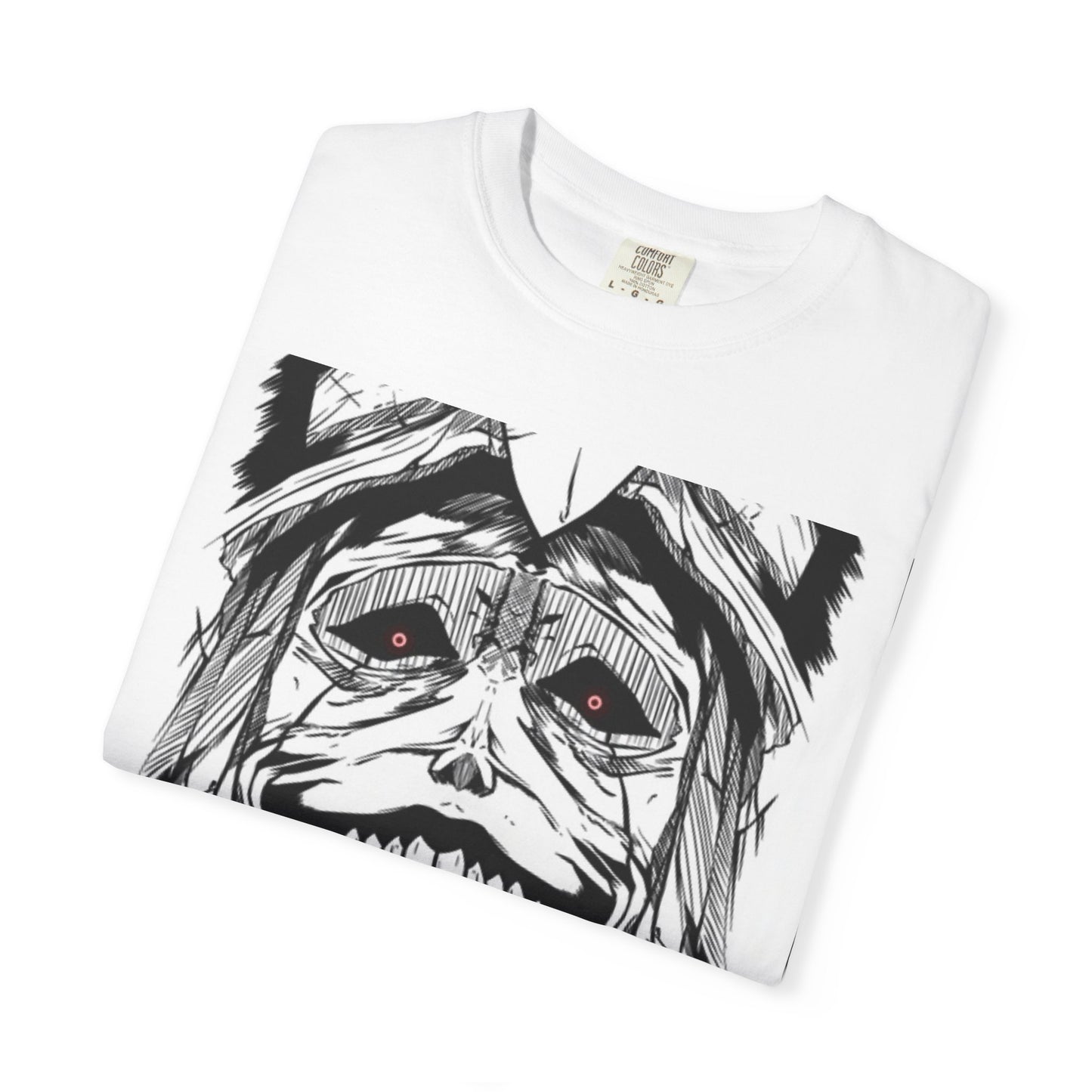 Chilling Spirit Graphic T-shirt, Unisex Anime Tee, Casual Streetwear, Unique Gift for Cosplay, Halloween Theme, Trendy Outfit