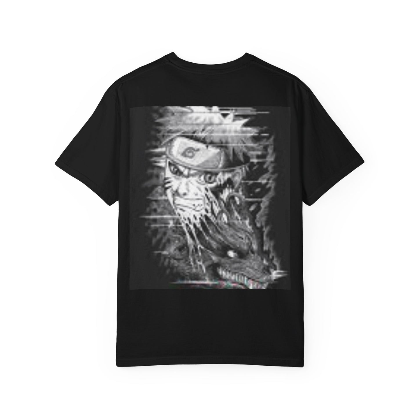 Naruto-Inspired Unisex Garment-Dyed T-shirt, Anime Merch, Casual Wear, Gift for Fans, Manga T-shirt, Geek Style Clothing