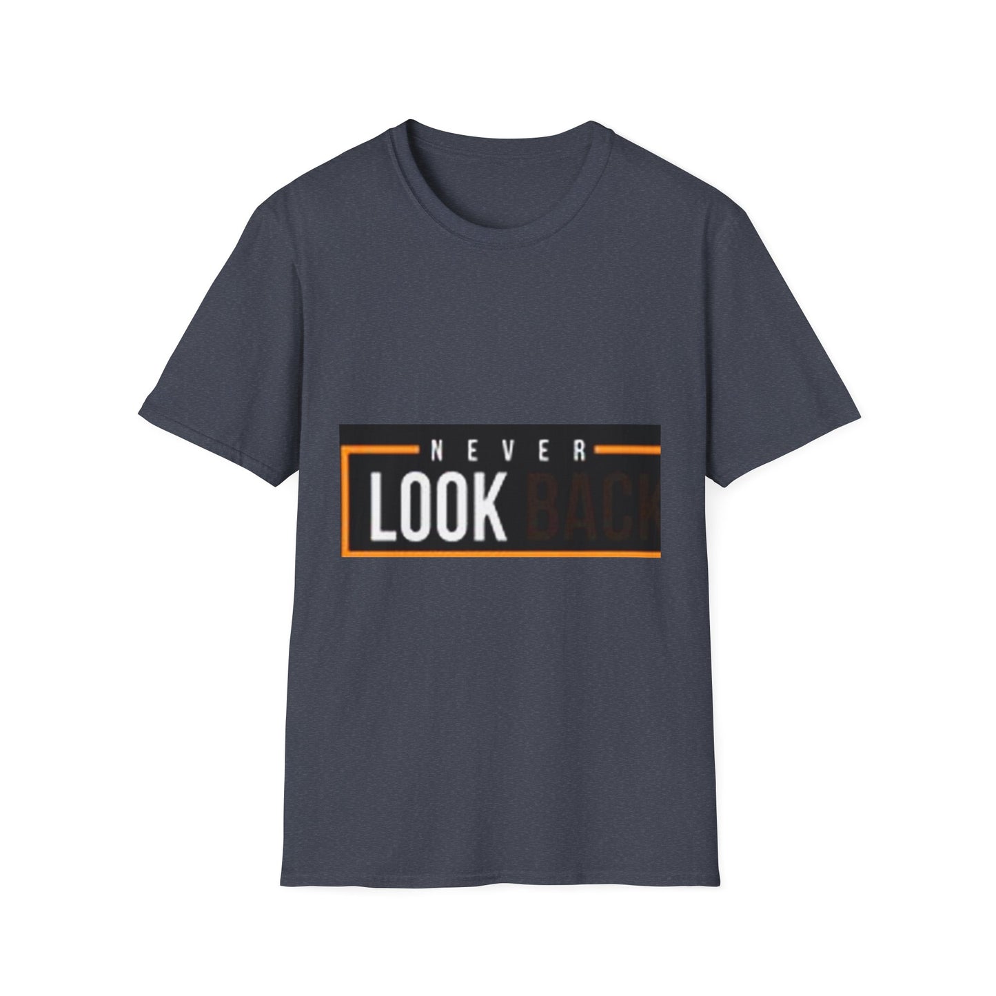 Inspirational Unisex Softstyle T-Shirt - Never Look Back, Motivational Tee, Casual Wear, Gift for Friends, Age-Defying Design, [...]
