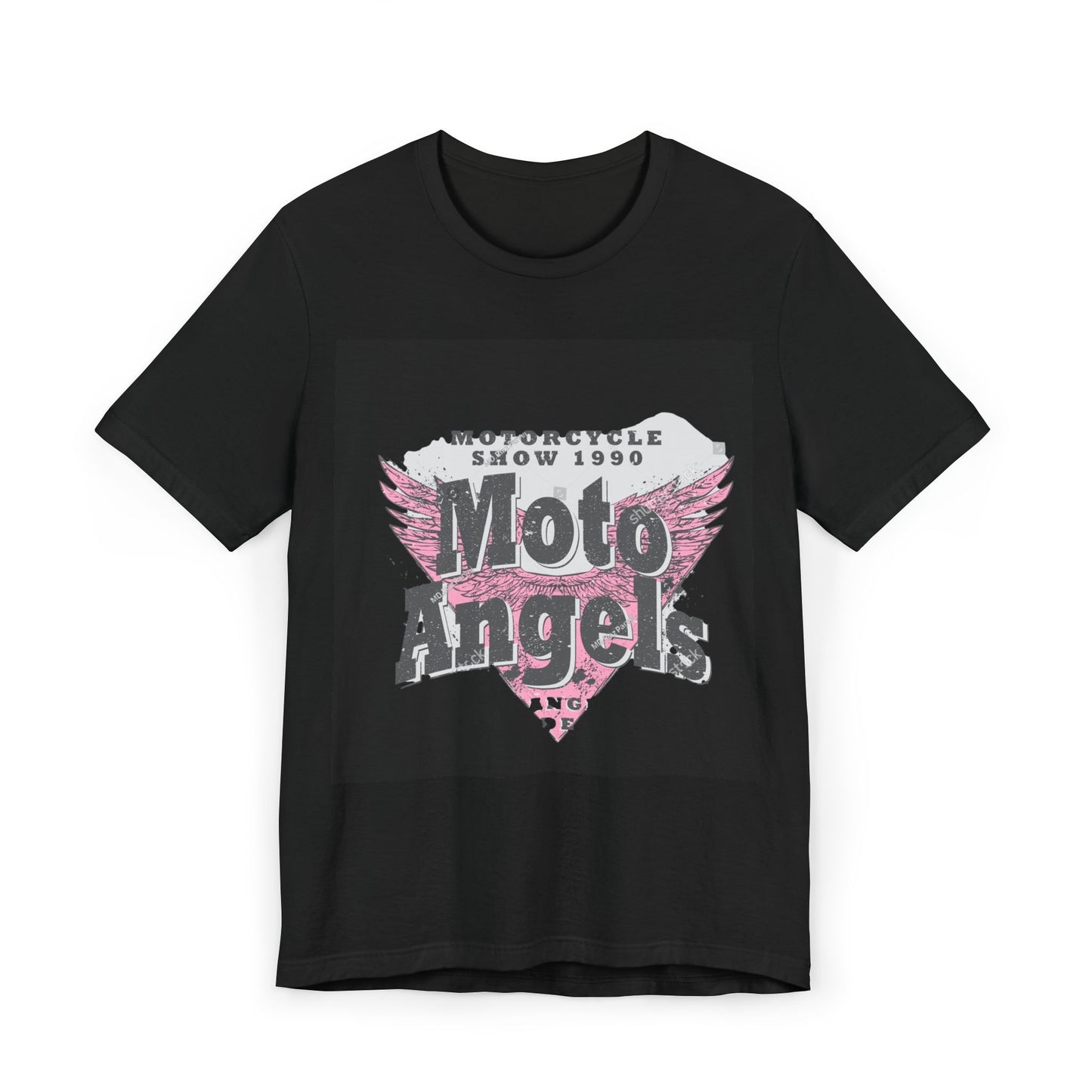 Vintage Moto Angels T-Shirt, Biker Apparel, Unisex Tee, Motorcycle Show 1990, Casual Wear, Gift for Riders, Nostalgic Fashion