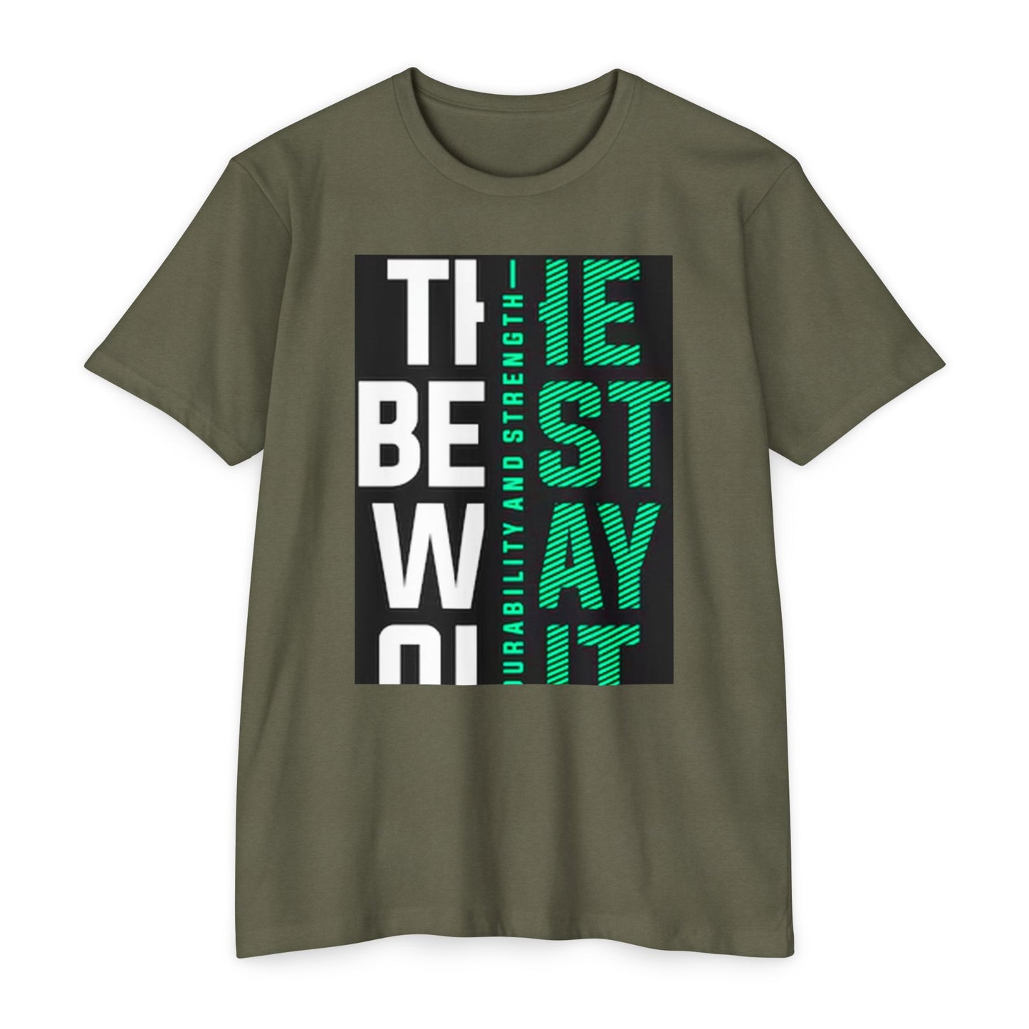 Durable Unisex CVC Jersey T-shirt - Stay Strong, Casual Wear, Motivational Tee, Gift for Him or Her, Everyday Comfort