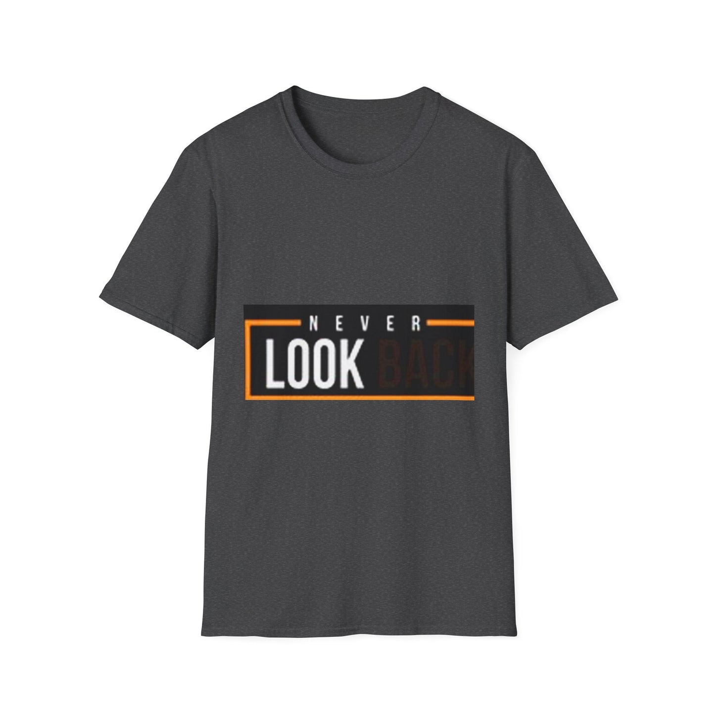Inspirational Unisex Softstyle T-Shirt - Never Look Back, Motivational Tee, Casual Wear, Gift for Friends, Age-Defying Design, [...]