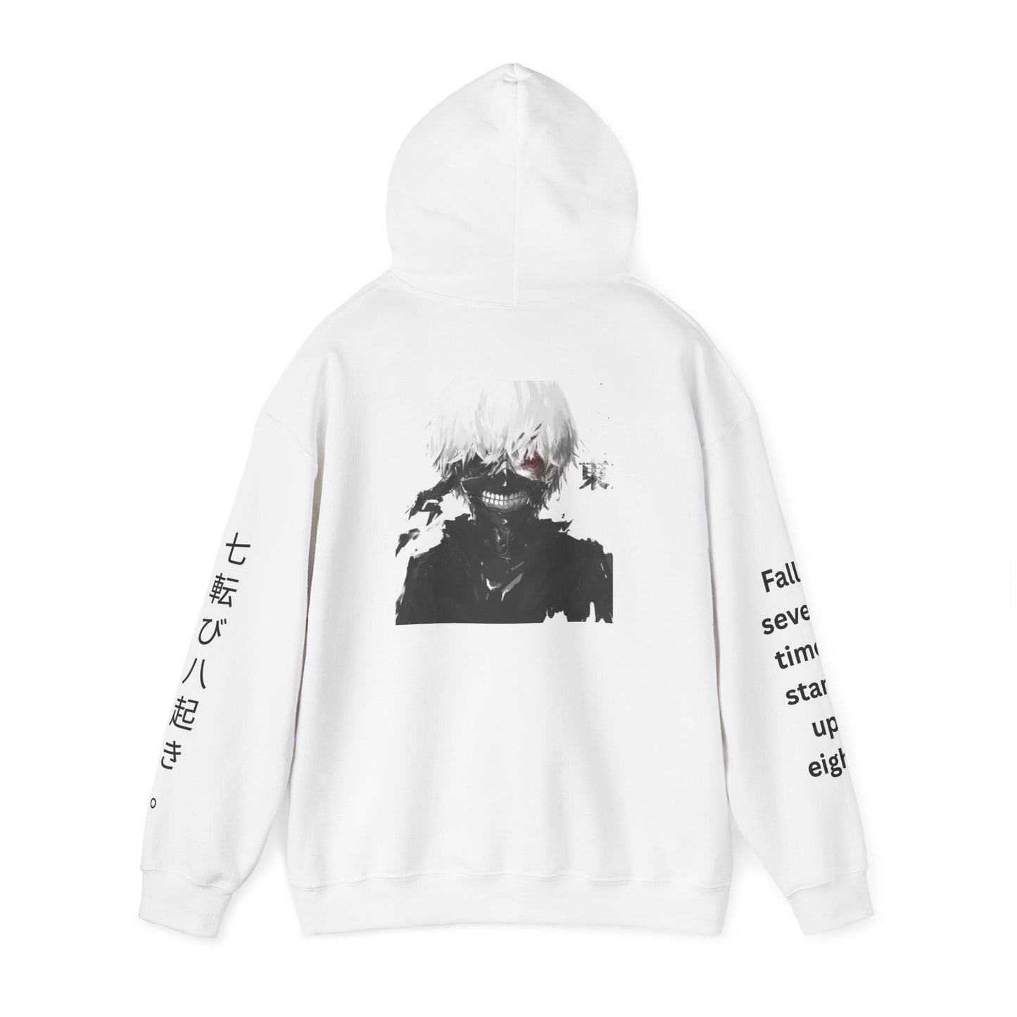 Artistic Unisex Hooded Sweatshirt, Graphic Hoodie, Casual Streetwear, Gift for Him, Cool Anime Sweater, Fall Fashion Essentials