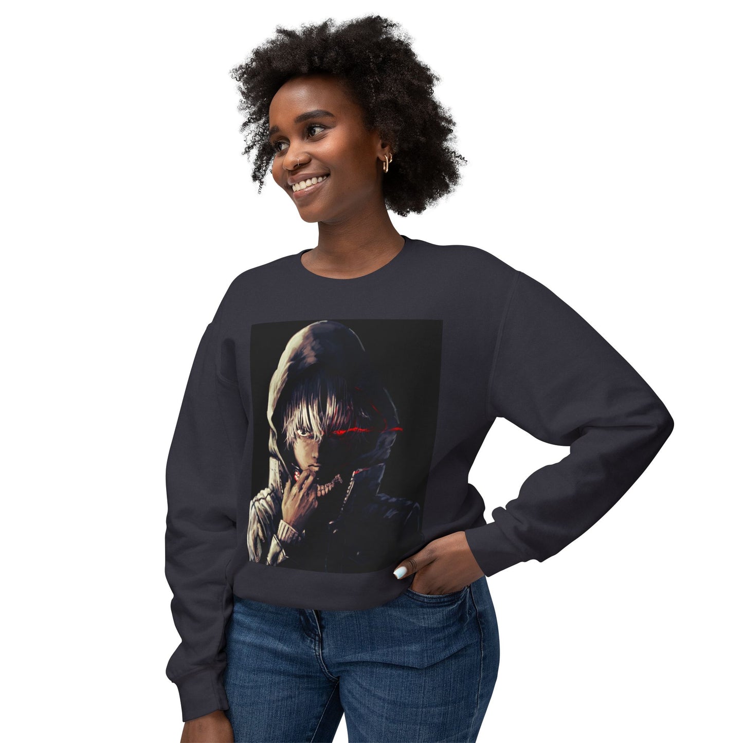 Anime-Inspired Unisex Lightweight Crewneck Sweatshirt, Graphic Sweatshirt, Cozy Pullover, Gift for Anime Fans, Everyday Wear, [...]