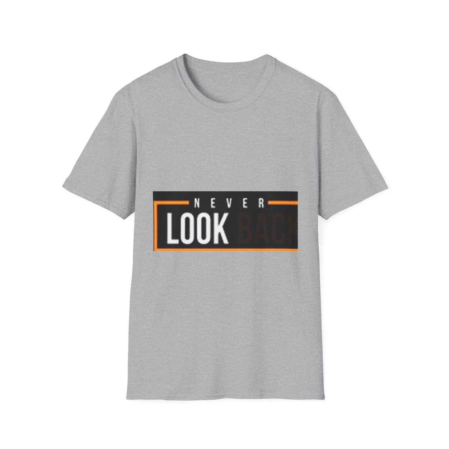 Inspirational Unisex Softstyle T-Shirt - Never Look Back, Motivational Tee, Casual Wear, Gift for Friends, Age-Defying Design, [...]