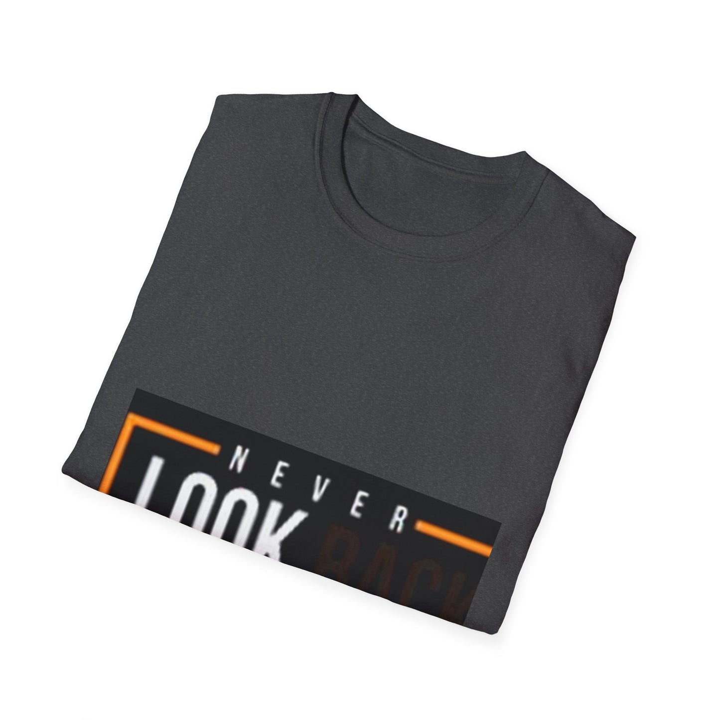 Inspirational Unisex Softstyle T-Shirt - Never Look Back, Motivational Tee, Casual Wear, Gift for Friends, Age-Defying Design, [...]