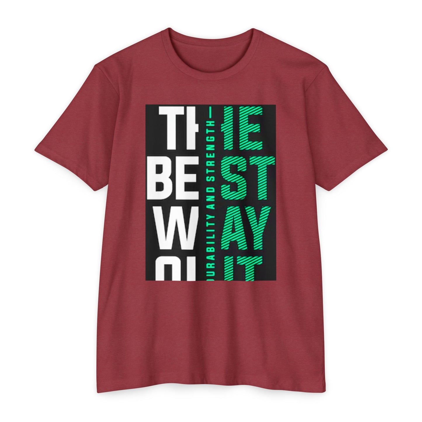 Durable Unisex CVC Jersey T-shirt - Stay Strong, Casual Wear, Motivational Tee, Gift for Him or Her, Everyday Comfort