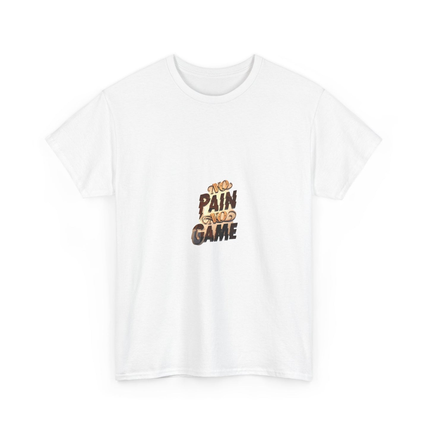 Game On Pain Unisex Heavy Cotton Tee - Motivational Shirt for Gaming, Casual Wear, Gifts, Sports Events, or Fitness