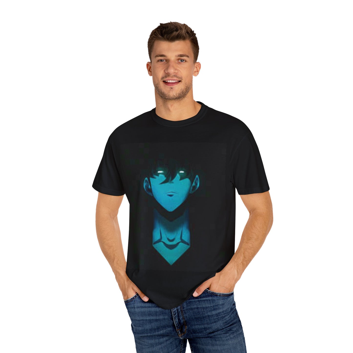 Unisex Graphic Tee with Ethereal Artwork, Anime Inspired Shirt, Casual Streetwear, Unique Gift for Gamer, Vibrant Design T-shirt