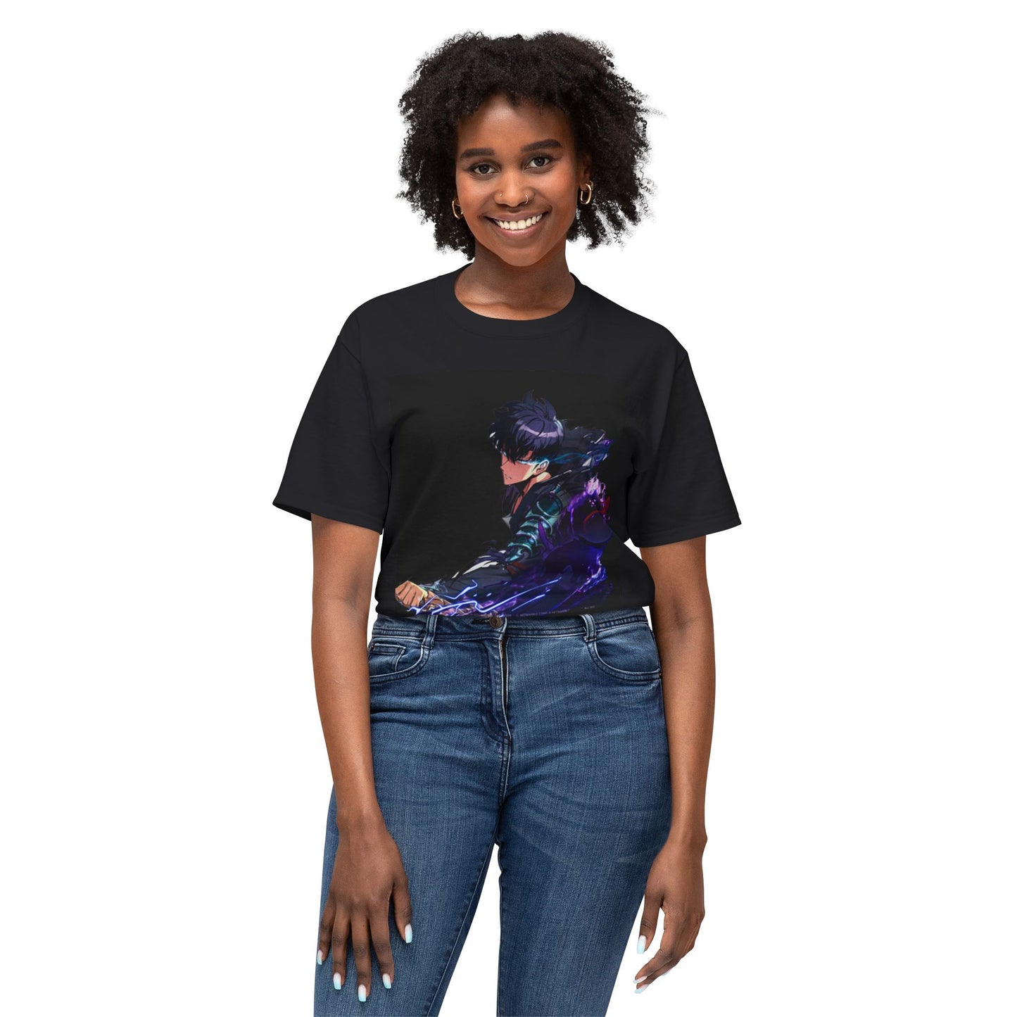 Anime Graphic Tee, Solo Leveling T-Shirt for Fans, Unisex Casual Shirt, Perfect Gift for Anime Lovers, Cool Graphic Top