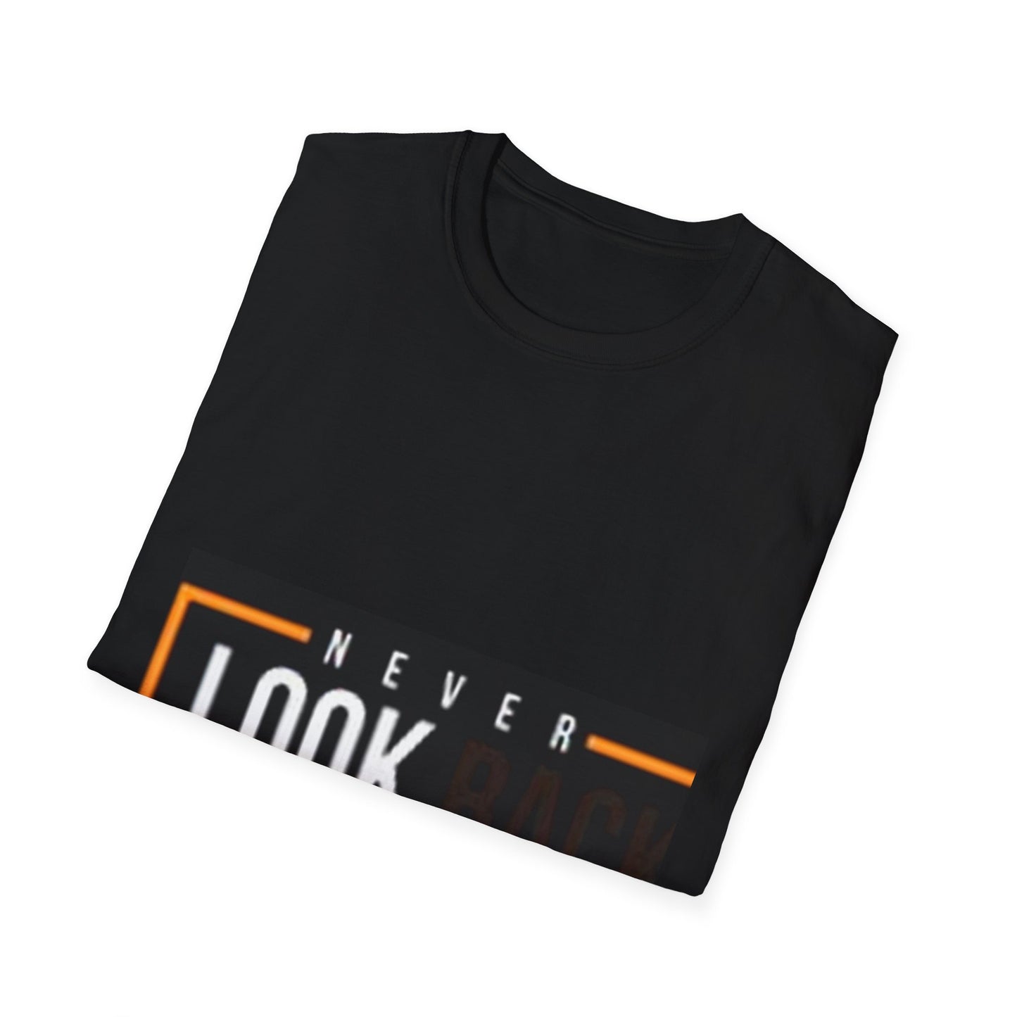 Inspirational Unisex Softstyle T-Shirt - Never Look Back, Motivational Tee, Casual Wear, Gift for Friends, Age-Defying Design, [...]